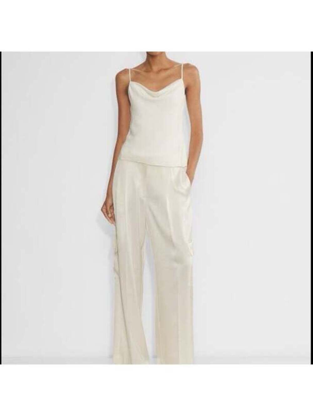 Arıtzia Babaton COWLNECK SATIN CAMISOLE size XS